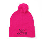Yah Got Me Pom Pom Knit Cap