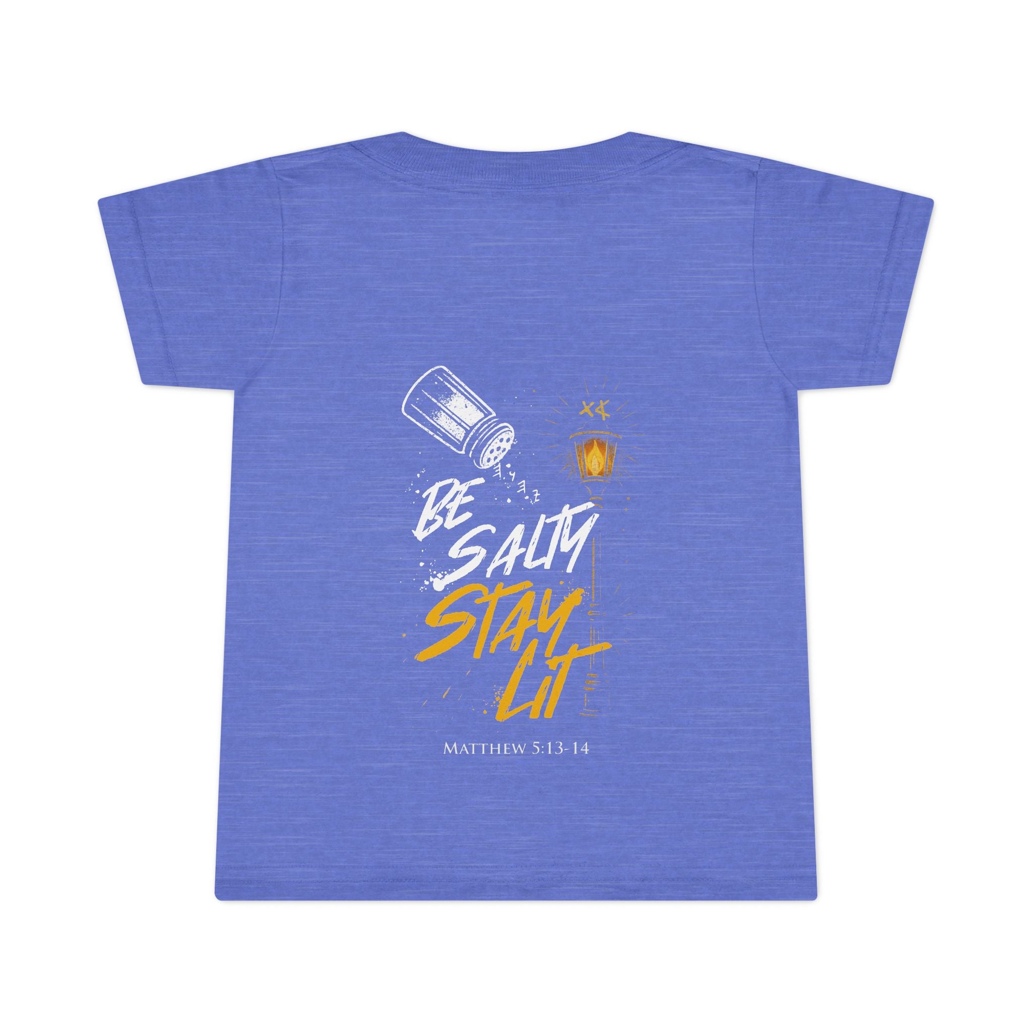 Toddler T-Shirt "Be Salty Stay Lit" – Cute Salt Shaker Graphic Tee for Kids