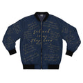 🧥 Yah is My Shepherd | Psalm 23 Bomber Jacket Priestly Navy