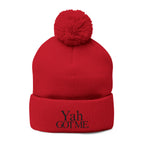 Yah Got Me Pom Pom Knit Cap