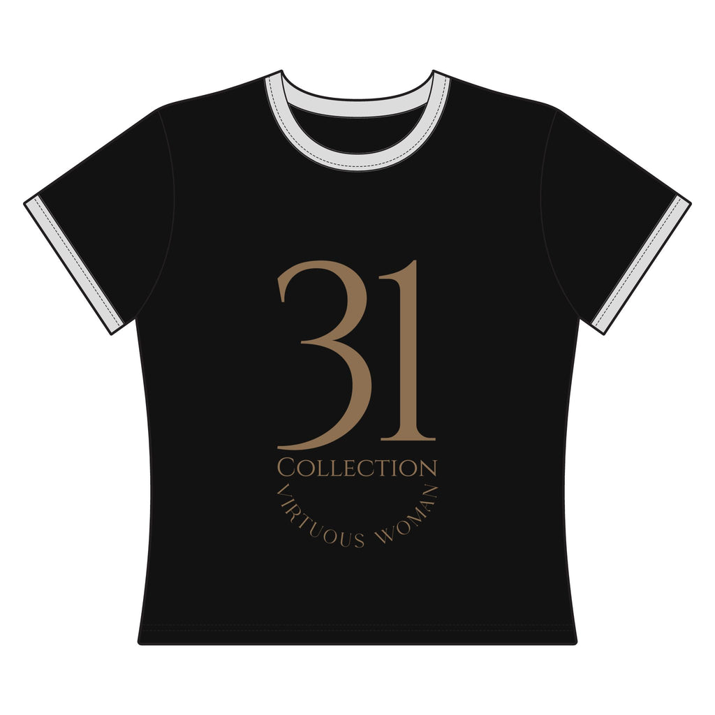 31 Collection Ringer Tee – Virtuous Woman Edition | Quiet Luxury Faithwear