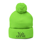 Yah Got Me Pom Pom Knit Cap