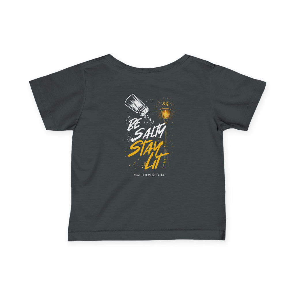 Infant Tee — "Be Salt, Stay Lit" Baby Shirt (Matthew 5:13-14)