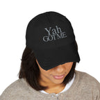 Yah Got Me. Embroidered Distressed Dad Hat
