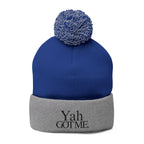 Yah Got Me Pom Pom Knit Cap