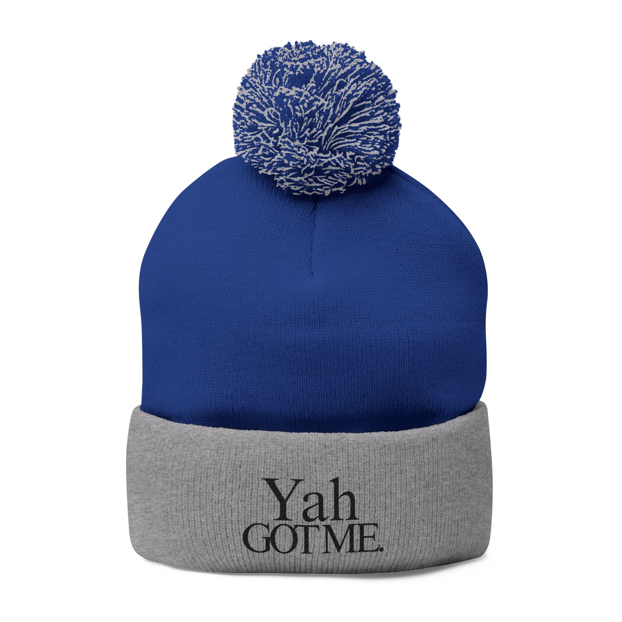 Yah Got Me Pom Pom Knit Cap