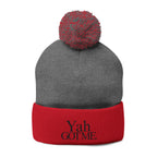 Yah Got Me Pom Pom Knit Cap