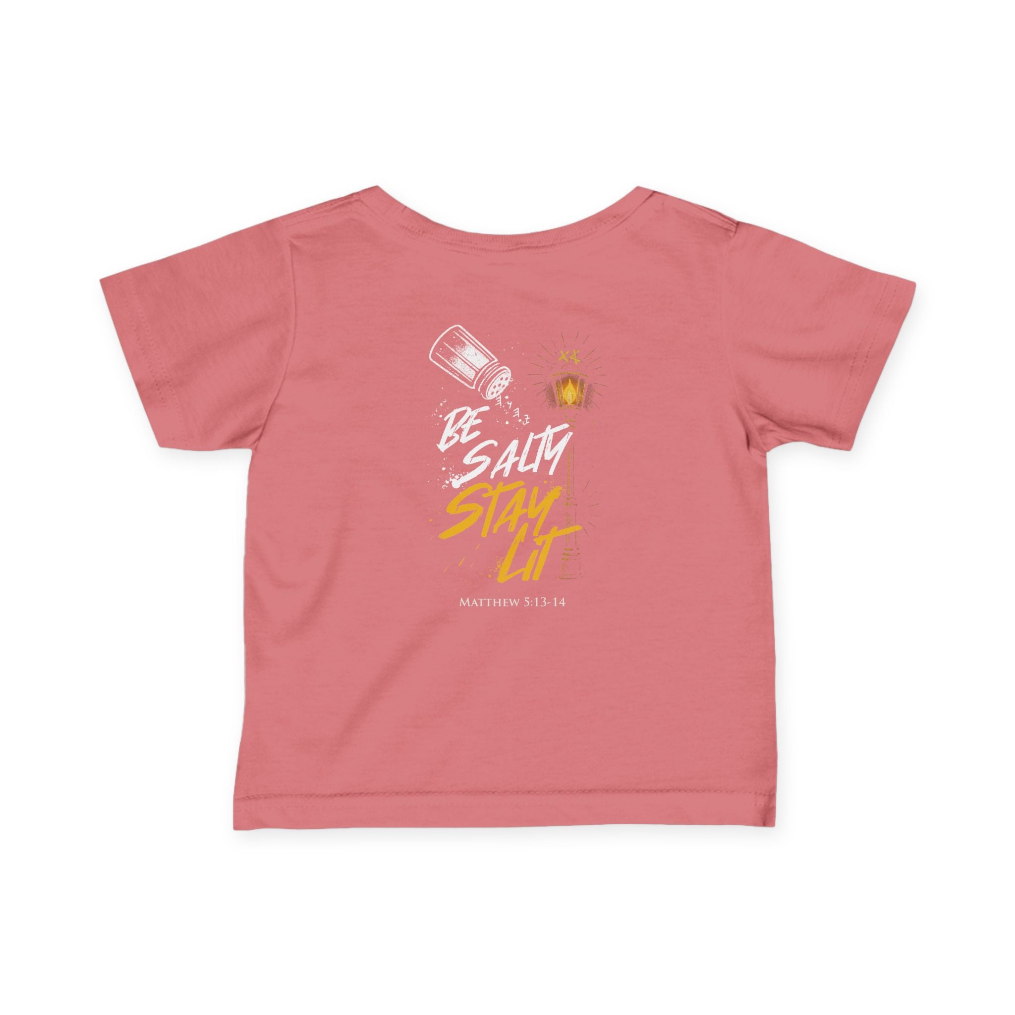 Infant Tee — "Be Salt, Stay Lit" Baby Shirt (Matthew 5:13-14)