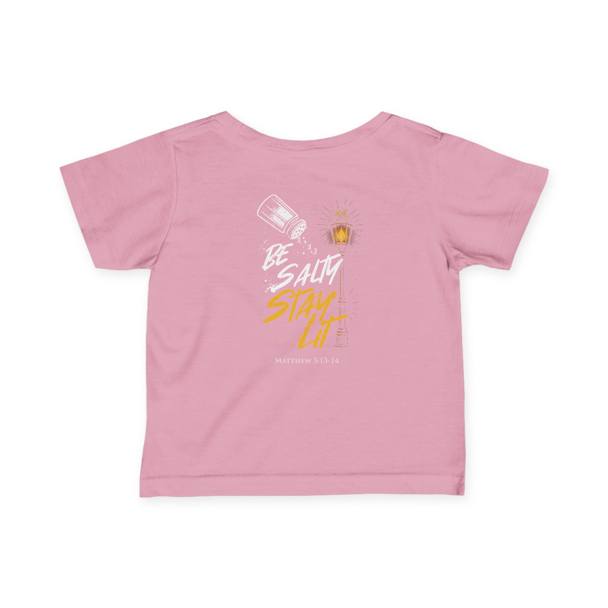 Infant Tee — "Be Salt, Stay Lit" Baby Shirt (Matthew 5:13-14)