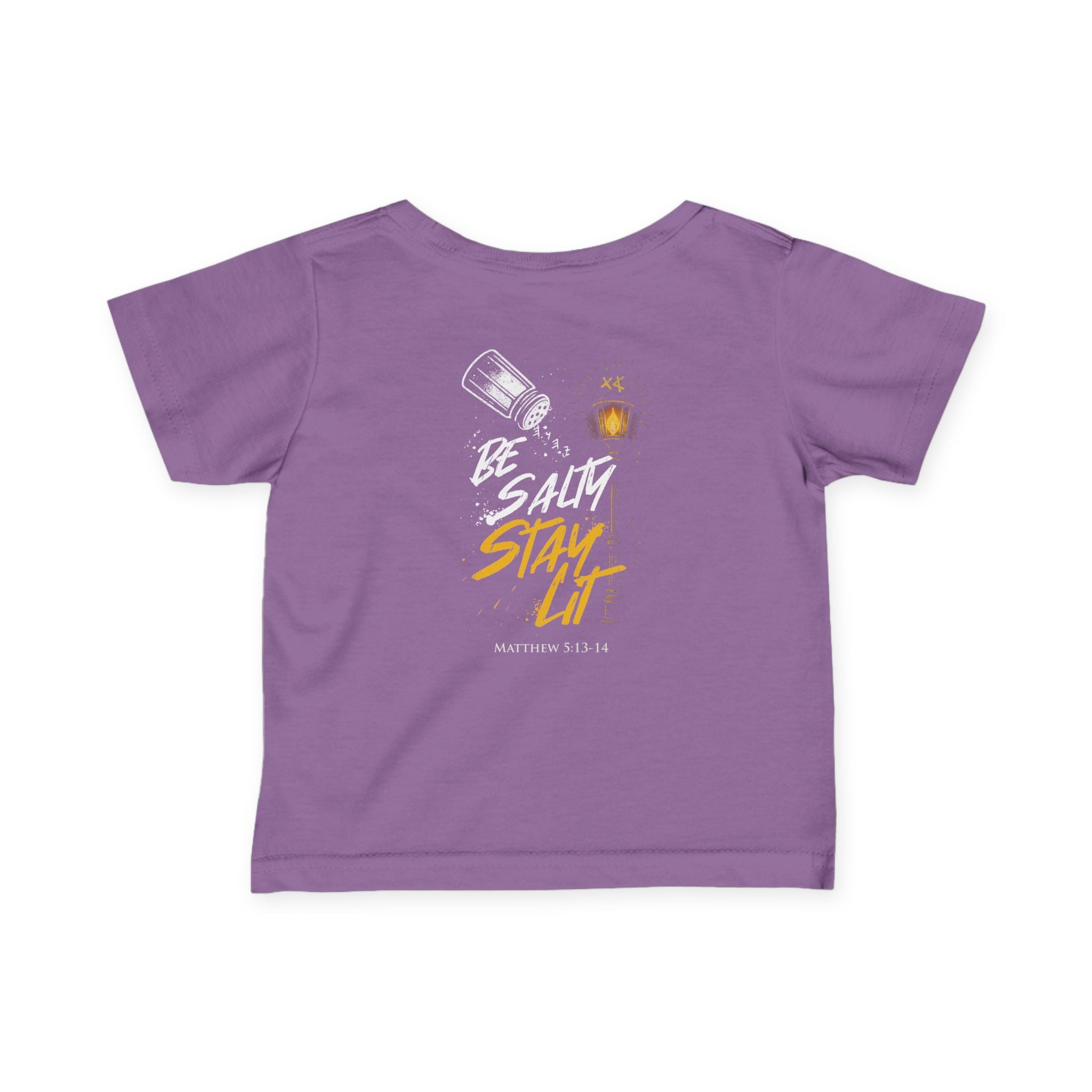 Infant Tee — "Be Salt, Stay Lit" Baby Shirt (Matthew 5:13-14)