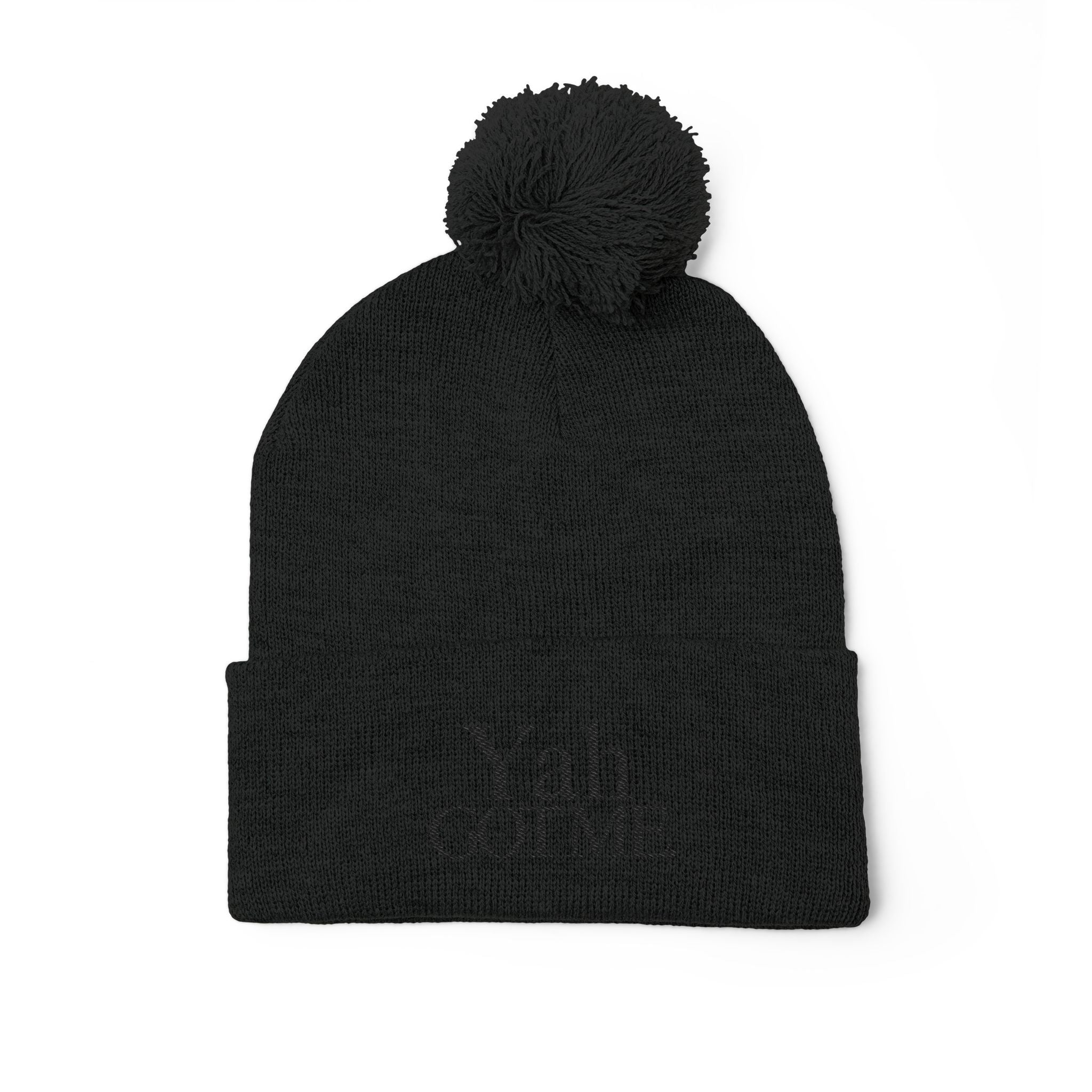 Yah Got Me Pom Pom Knit Cap