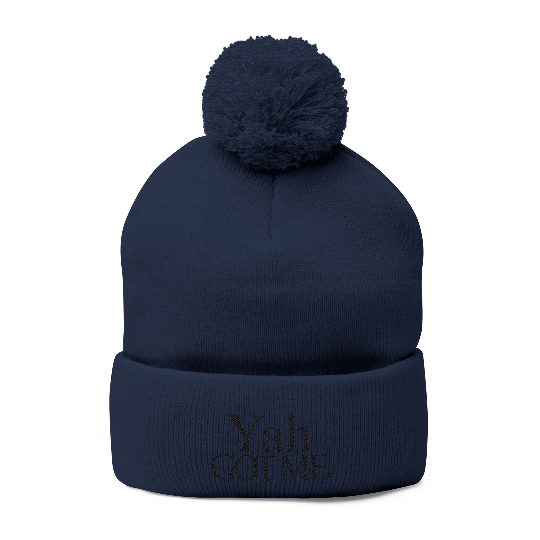 Yah Got Me Pom Pom Knit Cap