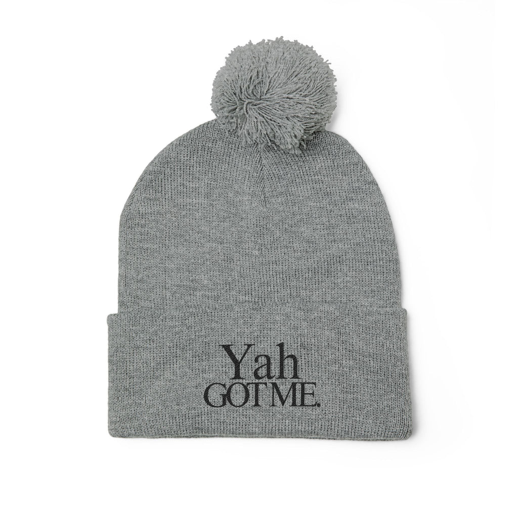 Yah Got Me Pom Pom Knit Cap