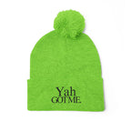Yah Got Me Pom Pom Knit Cap